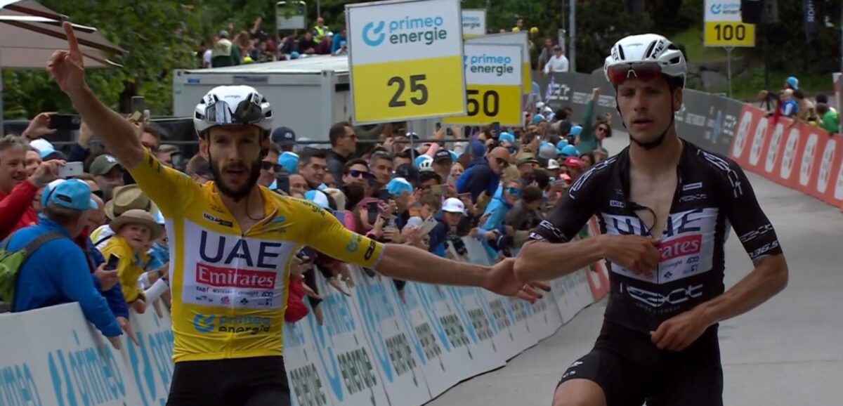 Adam Yates e Koao Almeida 7^ tappa Tour de Suisse